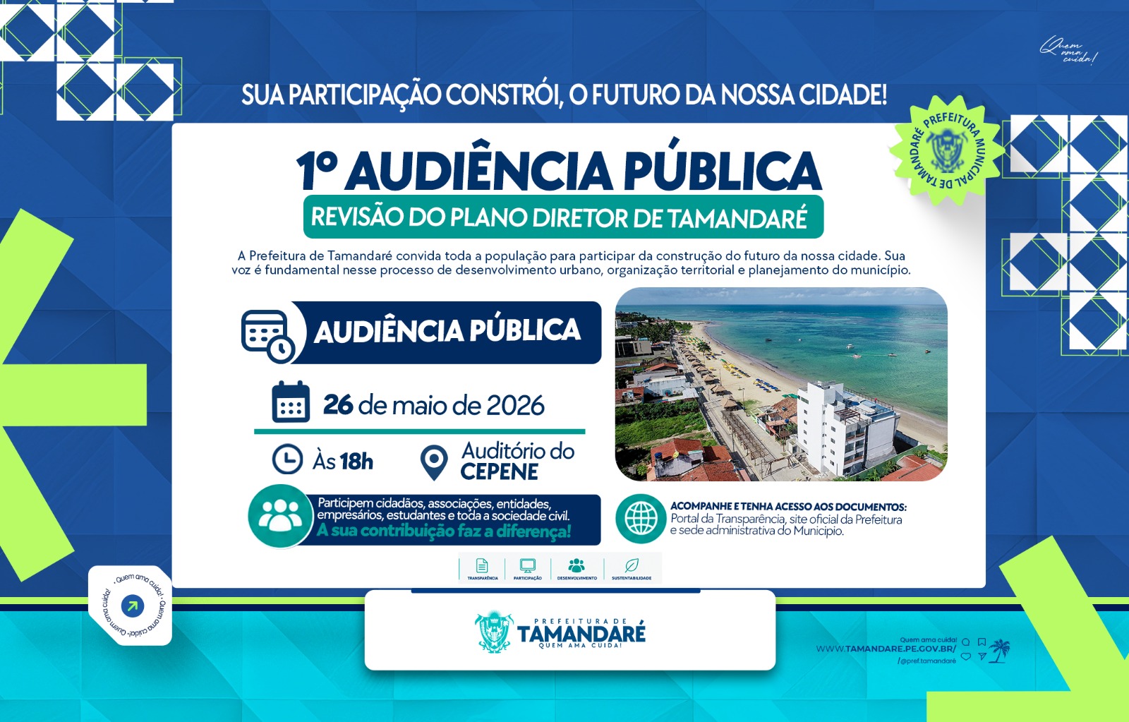 1º Audiência Pública – Revisão do Plano Diretor de Tamandaré